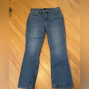 J Crew Mid-rise Flare Crop jean